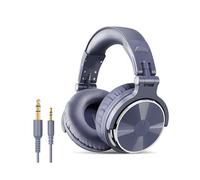 (Pro-10H-Gray-Blue) OneOdio Pro-10 Head-mounted Wired Headphones