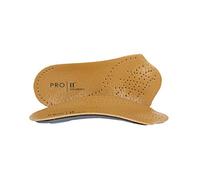 PRO 11 WELLBEING 3/4 Length Leather Orthotic with Rigid Base for Extra Support (45-46 EU / 11-12 UK, Tan)