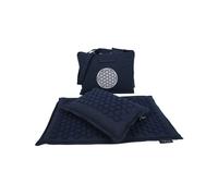 PRO 11 WELLBEING ECO Acupressure mat and Pillow Set with Large Carry Bag (Navy Blue)