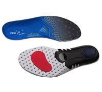 PRO 11 WELLBEING Hydro-Tech Sports Orthotic Insoles with Dual Layer Impact Shell Absorber and Metatarsal Support System (8/12 UK, Blue)