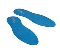 Pro 11 wellbeing Massaging Insoles with Pressure Point Gel and Double Shock Absorbing Heel,Plantar Fasciitis Treatment (3-4) Black