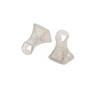 PRO 11 WELLBEING Women's High heel protectors for Stiletto heels helps protect shoes and stops shoes sinking in to grass and marking floors (Large, Clear)