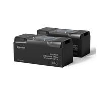 Pro-12V 200Ah Deep Cycle Lithium Iron Phosphate Battery w/Bluetooth & Self-heating Function - 4-pack Batteries (Save £30.49)