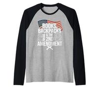 Pro 2nd Amendment Conservative Student College Campus Raglan Baseball Tee