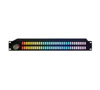 Pro 31-band Music Spectrum Analyzer, Versatile Sound Effects, with Remote Control, Full-Color Display, Intelligent Noise Reduction, Built-in Pickup, 1U Cabinet, for KTV Bar