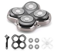 PRO 4 Head Replacement Blade Compatible with Pitbull Shaver Replacement Blade,Replacement Heads Compatible with Skull Pitbull Shaver Gold PRO,Silver PRO,Diamond PRO,Platinum PRO,etc.Rotary Head,1Pack.