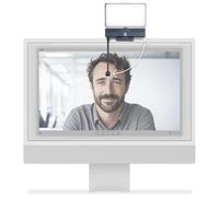 Pro 4K HD Webcam for PC and Light Panel Bundle with Eye Contact, Noise Cancelling Mic, Plug and Play USB for Mac & PC Zoom, Computer Camera, Conferencing and Video Calling