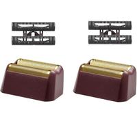 Pro 5 Star Series Finale Shaver Replacement Foil and Cutter Bar Assembly Compatible with wahl Shaver Model 7031-100/7043-100-For Men's Shaving- 2Pcs Red