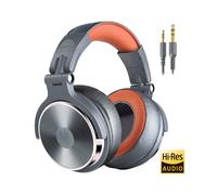 (Pro-50-Orange) Oneodio Wired Headphones Professional Studio Pro 10/30/50 DJ Headphones With Microphone Over Ear HiFi Hi-Res Monitor Headset