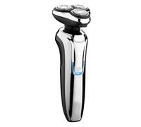 Pro 8 Electric Shaver, Electric Razor for Man, 4D Floating Head Shaver, Fast Charging, Quiet Motor, Dual-Track Blades, IP6X Waterproof (Silver, Standard)