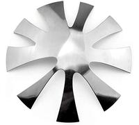 Pro 9 Sizes Easy French Smile Cut V Line almond shape Tips Manicure Edge Trimmer Nail Cutter Acrylic Pink White French Nails Silver