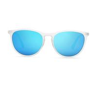 Pro Acme Polarized Kids Sunglasses for Girls Boys,TR90 Lightweight Frame 100% UV Protection for Baby Age 3-9(Transparent Frame|Blue Mirrored)