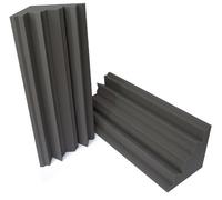 Pro Acoustic AFBTX - 2-Pack Corner Acoustic Panels - 915 x 440mm Acoustic Padding for Wall - Bass Traps for Recording Studio, Home Cinema - Prevent Echo, Improve Acoustics