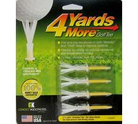 Pro Active Sports4 Yards More Golf Tee - 2 3/4" - Yellow (4 Tees)