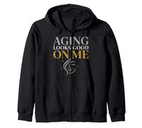 Pro Aging Aging Positivity Age Positive Women Gift Zip Hoodie