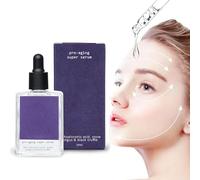 Pro-Aging Super Serum,2024 New Purple Pro Aging Super Serum,Hyaluronic Acid and Collagen Face Serum,Collagen Peptide Anti Wrinkle Serum,Pro Anti-Aging 3% Hyaluronic Acid Face Serum (1 Pcs)
