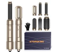 Pro Air Styler 6 in 1 Hairstyler Set,Magic Styler New Upgrade 60000RPM Hair Dryer Brush,Left&Right Magic Hair Curler,Curl, Straighten, Wavy, Smooth,Multi-Styler All in one,3 Temps Setting (50°-110℃)