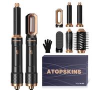 Pro Air Styler 6 in 1 Hairstyler Set,Magic Styler New Upgrade 60000RPM Hair Dryer Brush,Left&Right Magic Hair Curler,Curl, Straighten, Wavy, Smooth, Multi-Styler All in one, 3 Temps Setting, Black