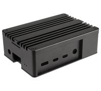 Pro Aluminium Case for Raspberry Pi 4, Black - A-RA08-M2B