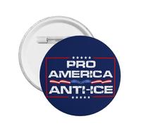 Pro America Anti Ice pin Protests Ice5 Pcs Buttons Round Badge