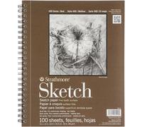 Pro-Art 457773 Strathmore Spiral Sketch Book 9 in. x 12 in. -100 Sheets