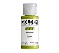 Pro-Art Golden Fluid Acrylic Paint 1 oz.-Green Gold