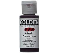 Pro-Art Golden Fluid Acrylic Paint 1 oz-Historical Alizarin Crimson Hue