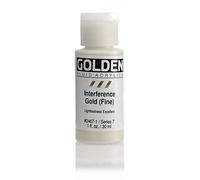 Pro-Art Golden Fluid Acrylic Paint 1 oz.-Interference Gold Fine