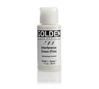 Pro-Art Golden Fluid Acrylic Paint 1 oz-Interference Green Fine