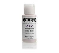 Pro-Art Golden Fluid Acrylic Paint 1 oz-Interference Violet Fine, 29.6 ml (Pack of 1)