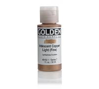 Pro-Art Golden Fluid Acrylic Paint 1 oz-Iridescent Copper Light