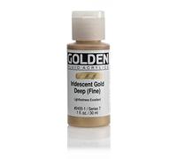Pro-Art Golden Fluid Acrylic Paint 1 oz-Iridescent Gold Deep, 30 ml (Pack of 1)