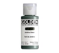 Pro-Art Golden Fluid Acrylic Paint 1 oz.-Jenkins Green