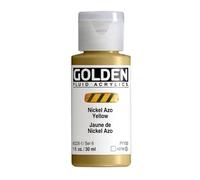 Pro-Art Golden Fluid Acrylic Paint 1 oz-Nickel AZ Yellow