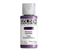 Pro-Art Golden Fluid Acrylic Paint 1 oz-Permanent Violet Dark