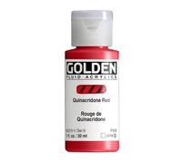 Pro-Art Golden Fluid Acrylic Paint 1 oz-Quinacridone Red