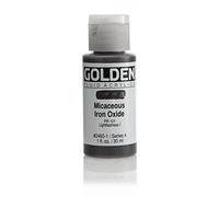 Pro-Art Golden Fluid Acrylic Paint 1 oz-Iridescent Micaceous Iron
