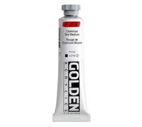 Pro-Art Golden Heavy Body Acrylic Paint 2 oz.-Cadmium Red Medium