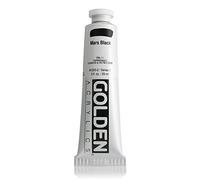 Golden Artist Colors Heavy Body Acrylic Paint 59 ml - 2 oz Tube - Mars Black