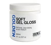 Pro-Art Mediums Golden Soft Gloss Gel Medium-8 oz