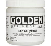 Pro-Art Mediums Golden Soft Matte Gel Medium-8 oz