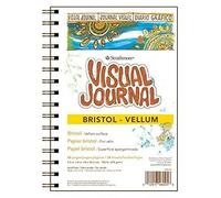 Strathmore Paper Strathmore Visual Journal Bristol Vellum 9 x 12-inch, 24 Sheets, Paper, White, 9x12