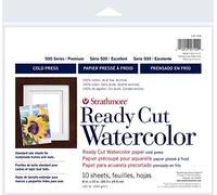 Strathmore Artist Watercolor Paper Pack Pro-Art 8 x inch, 10 Sheets, OSFA