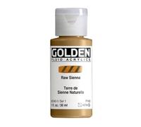 Pro-Art Raw Sienna-Golden Fluid Acrylic, Multicolour, 2.84x2.84x7.62 cm