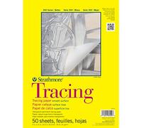 Strathmore Pro-Art Tracing Paper Pad 11-inch x 14-inch, 50 Sheets, White