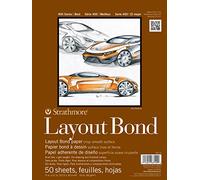 Strathmore Artist Pro-Art Layout Bond Paper Pad - 9 x 12 in, 50 Sheets, White