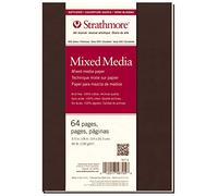 Pro-Art Strathmore Mixed Media Softcover Journal 5.5 x 8-inch, 32 Sheets, Paper, White, 5.5x8.5