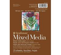 Pro-Art Strathmore Mixed Media Vellum Paper Pad 6-inch x 8-inch-15 Sheets, Other, Multicoloured, 2.63 x 17.24 x 22.32 cm