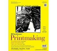 Pro-Art Strathmore Printmaking Paper Pad 11-inch x 14-inch, 30 Sheets,White