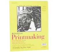 Pro-Art Strathmore Printmaking Paper Pad 11-inch x 14-inch, 30 Sheets,White